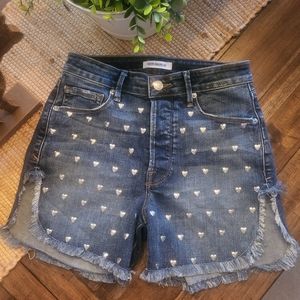 GOOD AMERICAN STUDDED SHORTS!